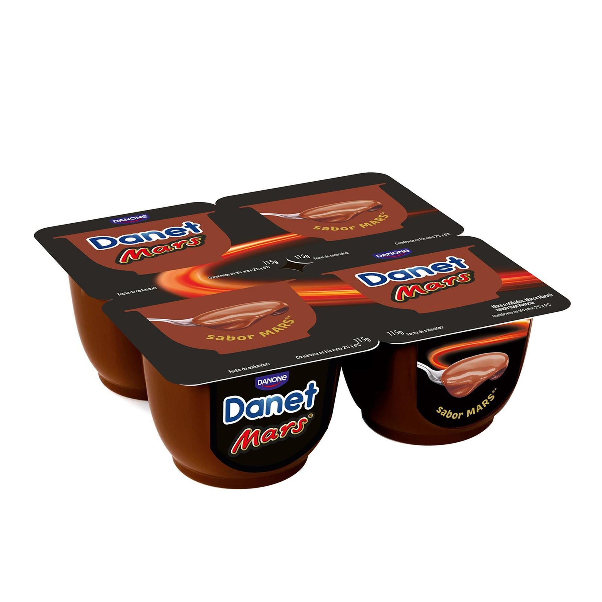 Natillas mars Danone p4 120g/u