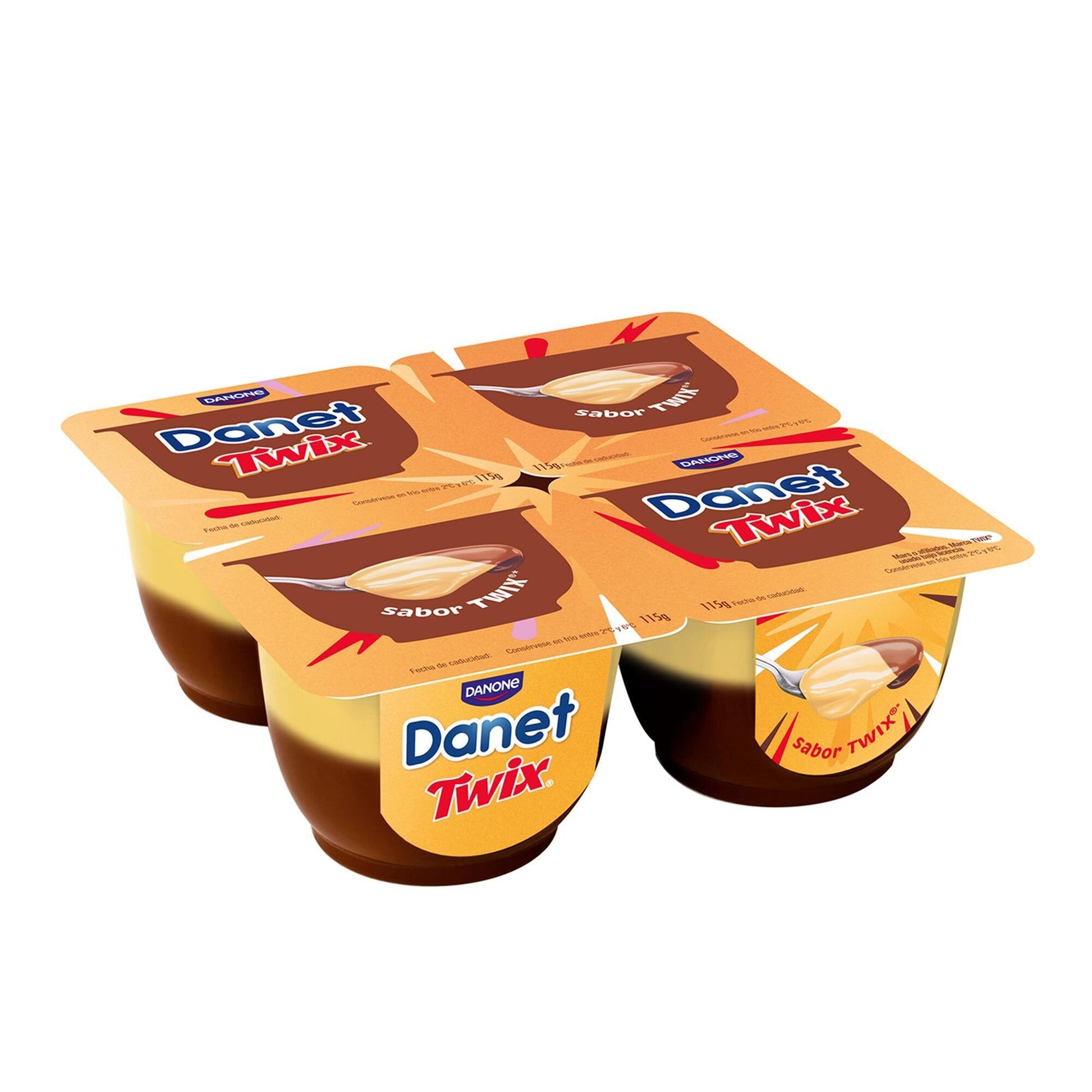 Natillas twix Danone p4 120g/u