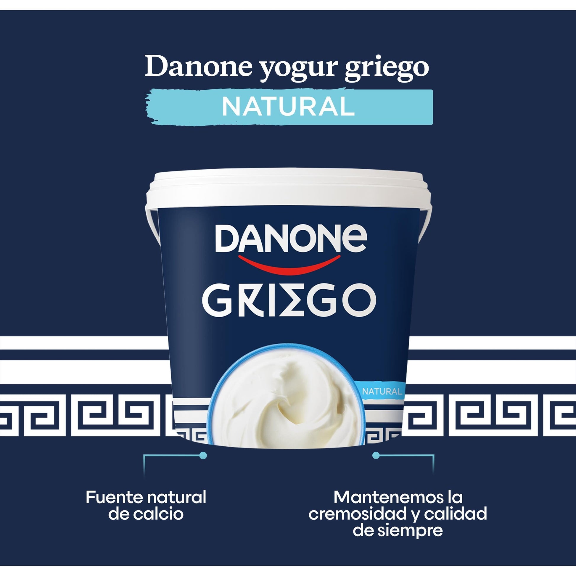 Yogur griego natural Danone 920g
