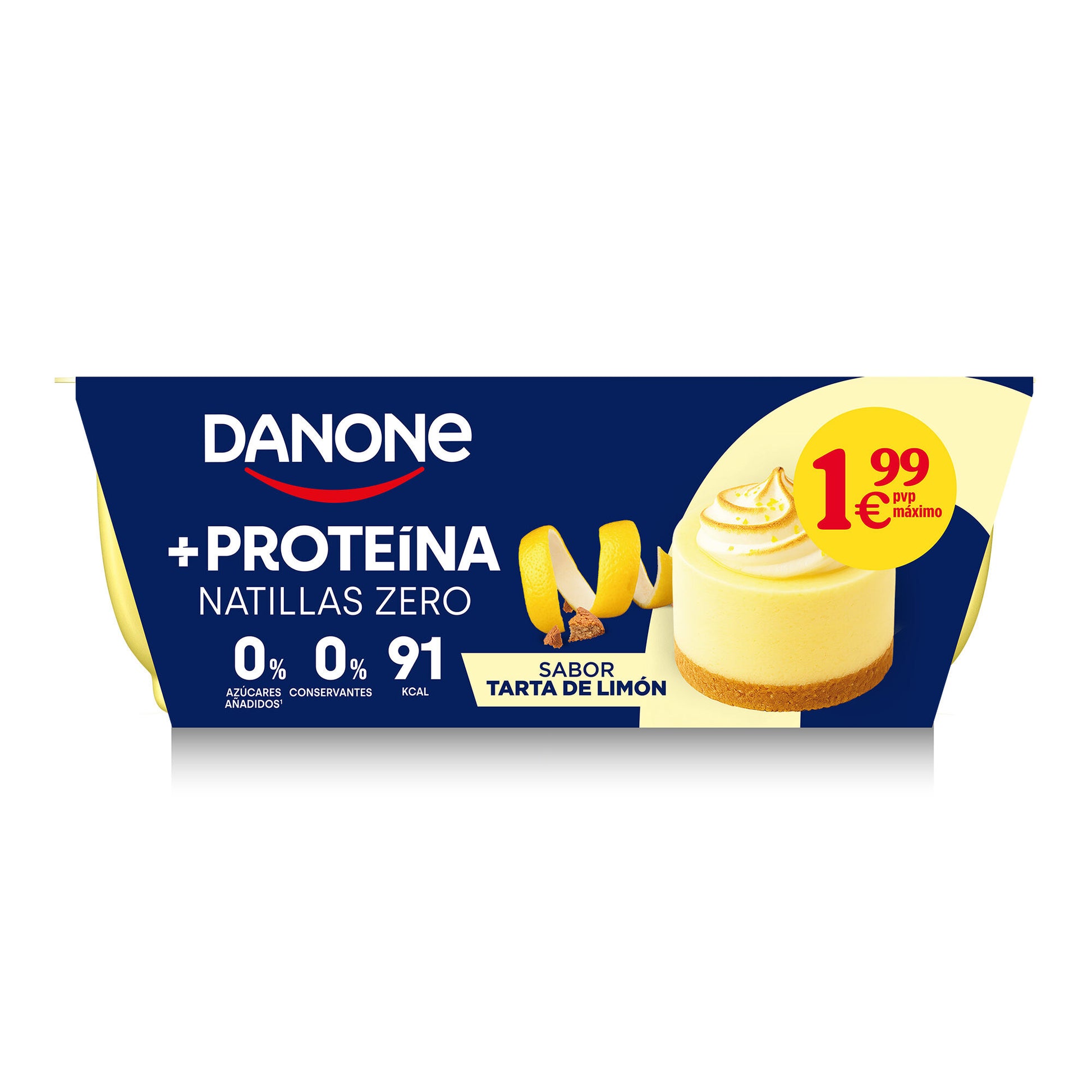 Natilla lemon pie proteina Danone p4 120g/u