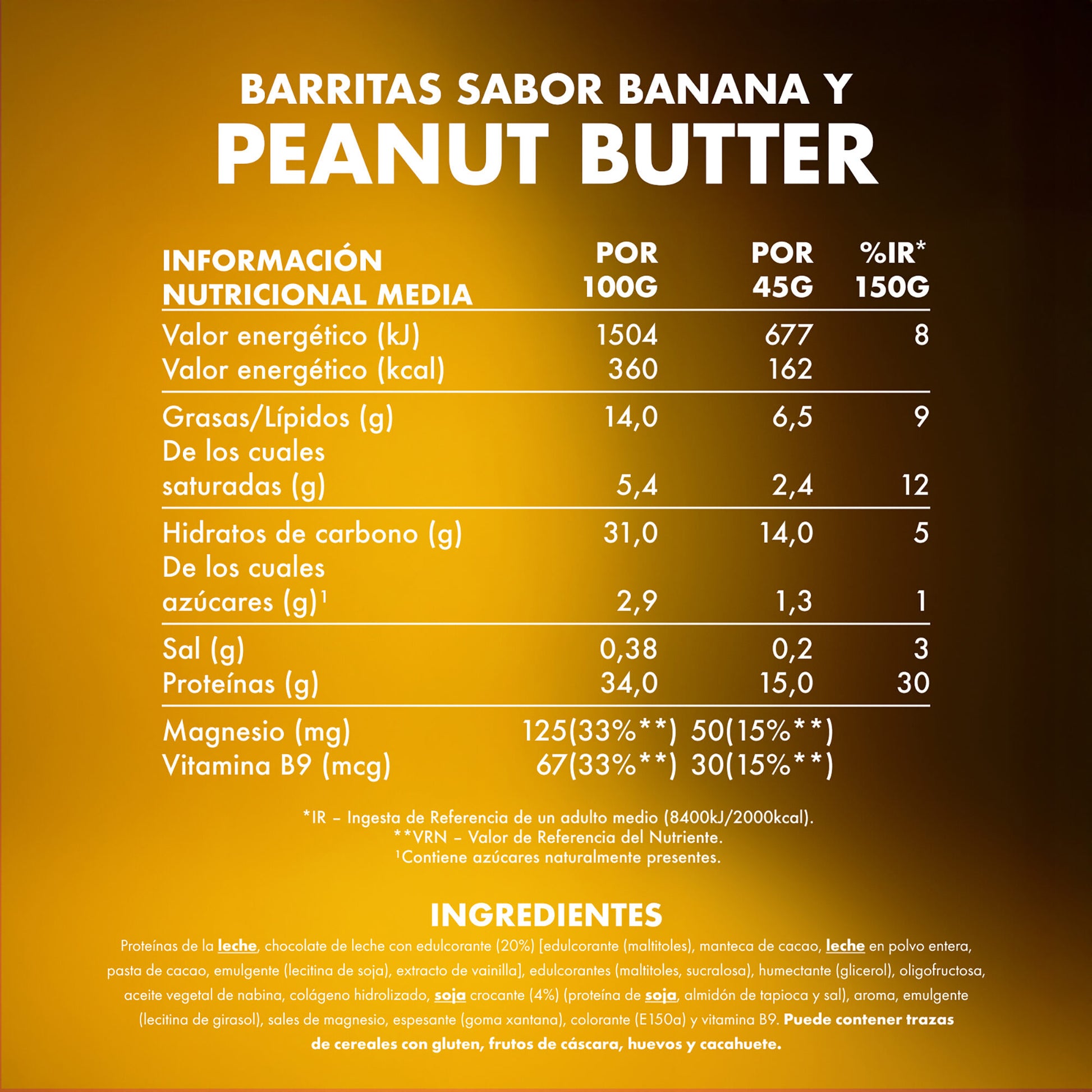 Barrita peanut butter Yopro 45g