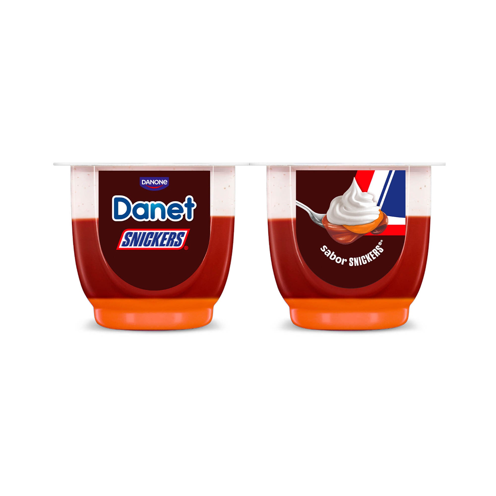 Natillas danet snickers Danone p4 120g/u