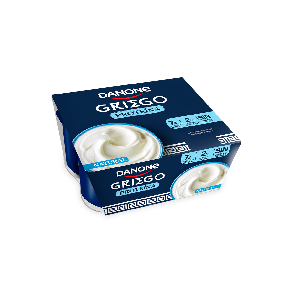 Yogur griego proteina natural Danone p4 110g/u