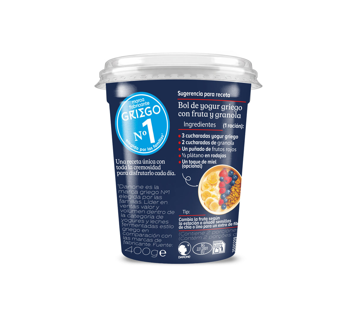 Yogur griego medium Danone 400g