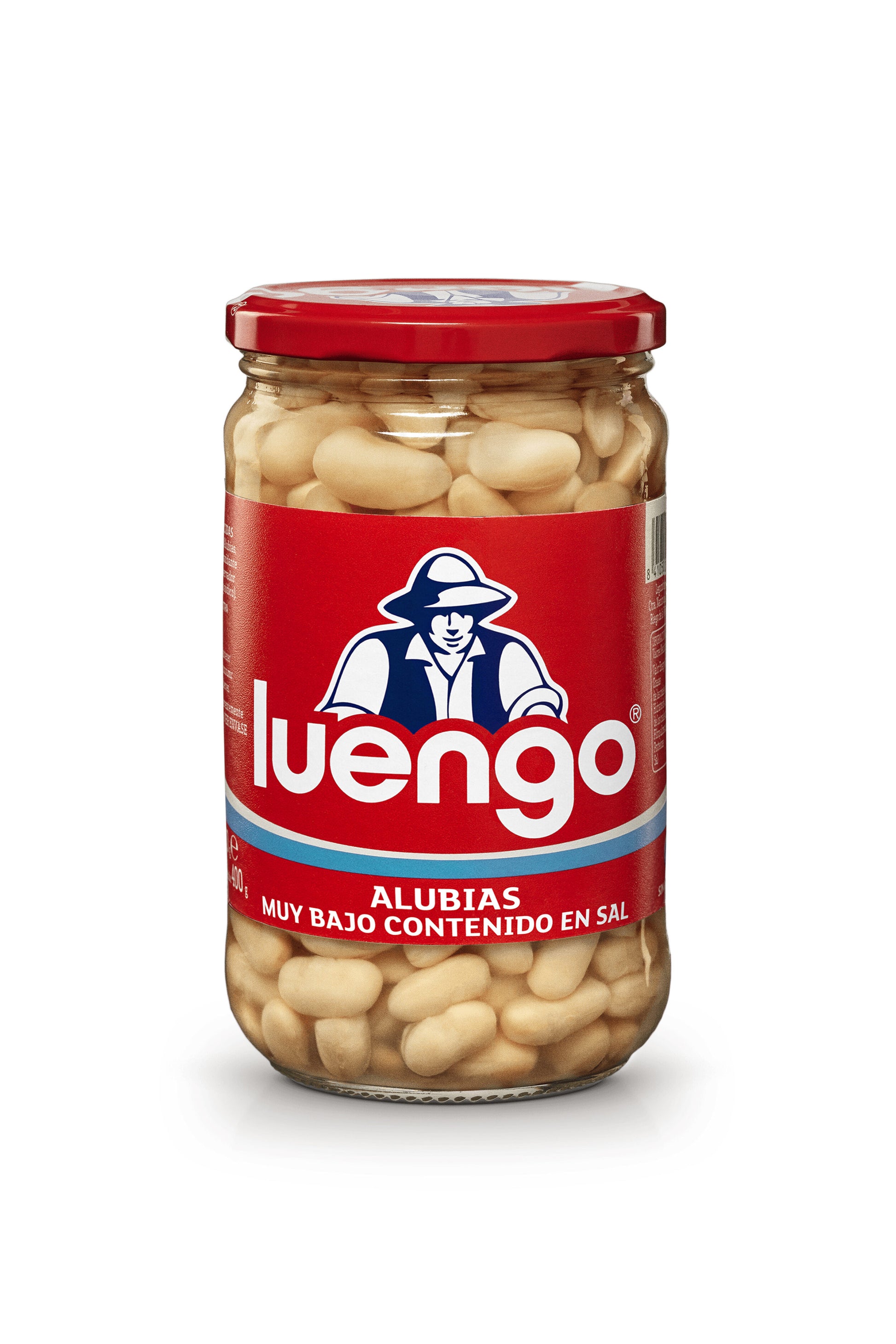 Alubias cocidas s/sal cristal Luengo 400g escurr