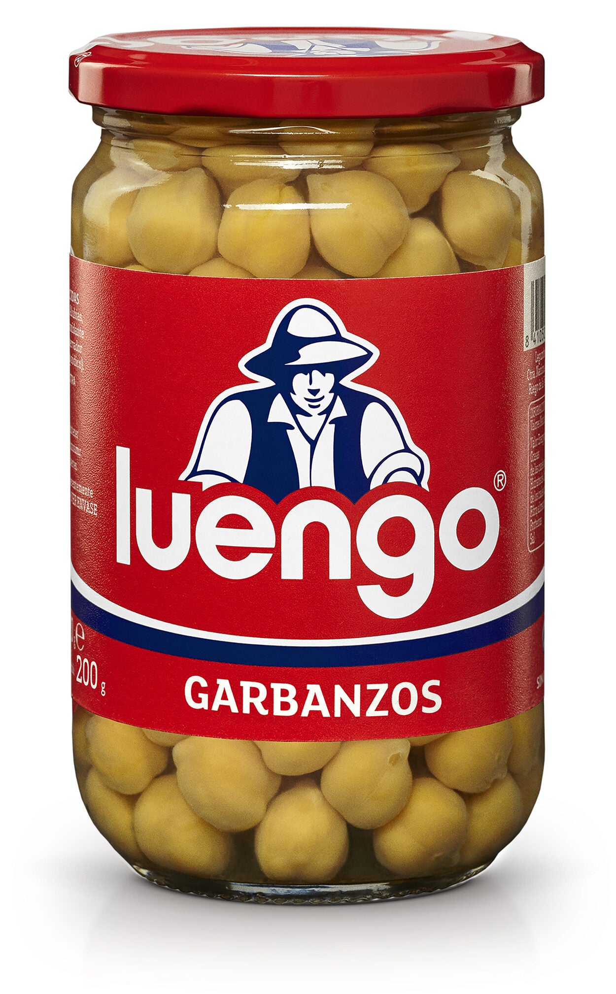 Garbanzo cocido cristal Luengo 200g escurr