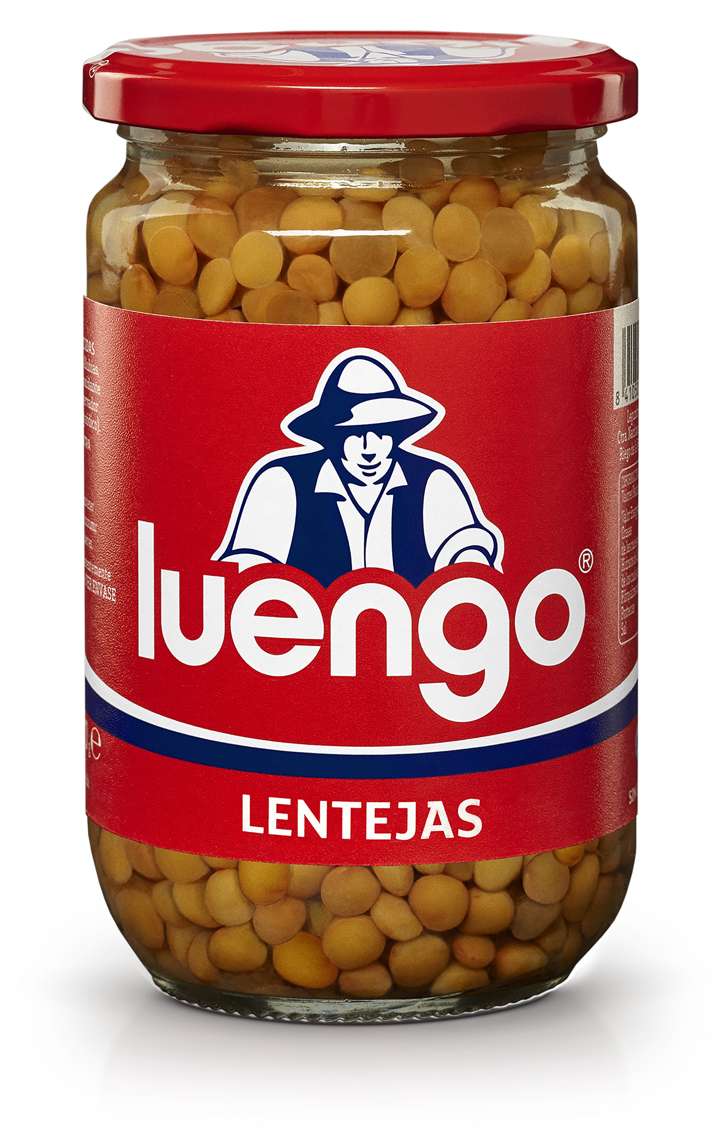 Lenteja cocida cristal Luengo 200g escurr