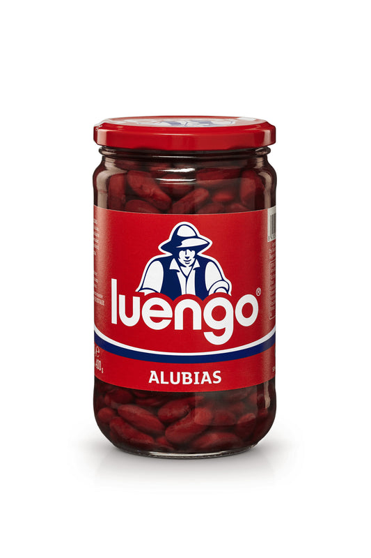 Alubia roja cocida gran seleccion cristal Luengo 400g escurr La Despensa