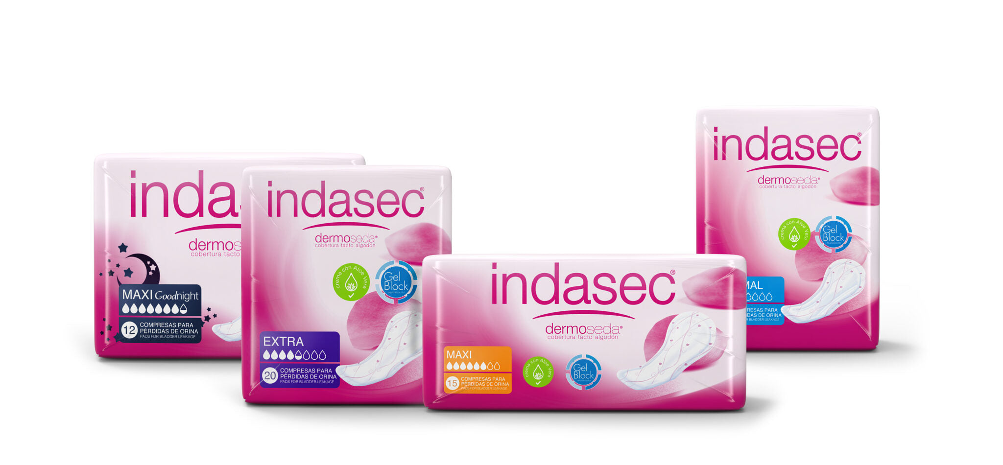 Compresa incontinencia maxi night Indasec 12u