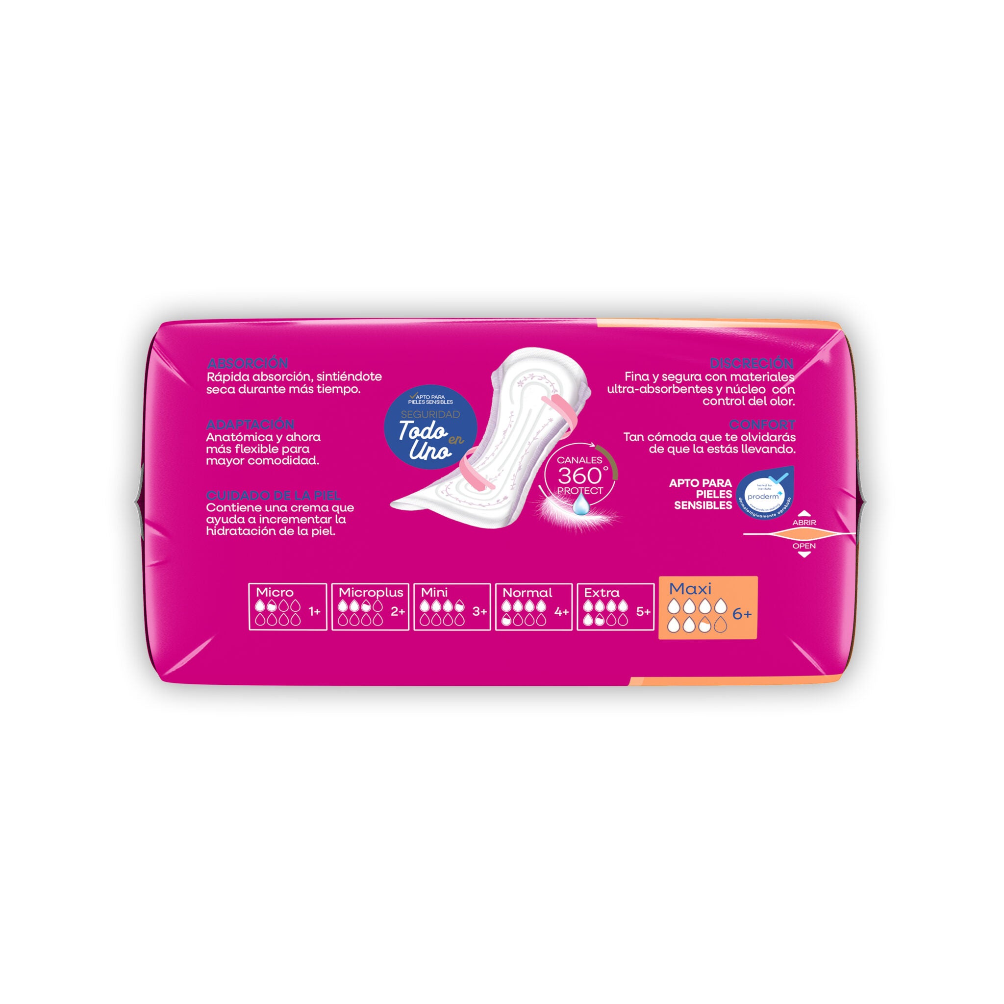 Compresa incontinencia maxi Indasec 15u