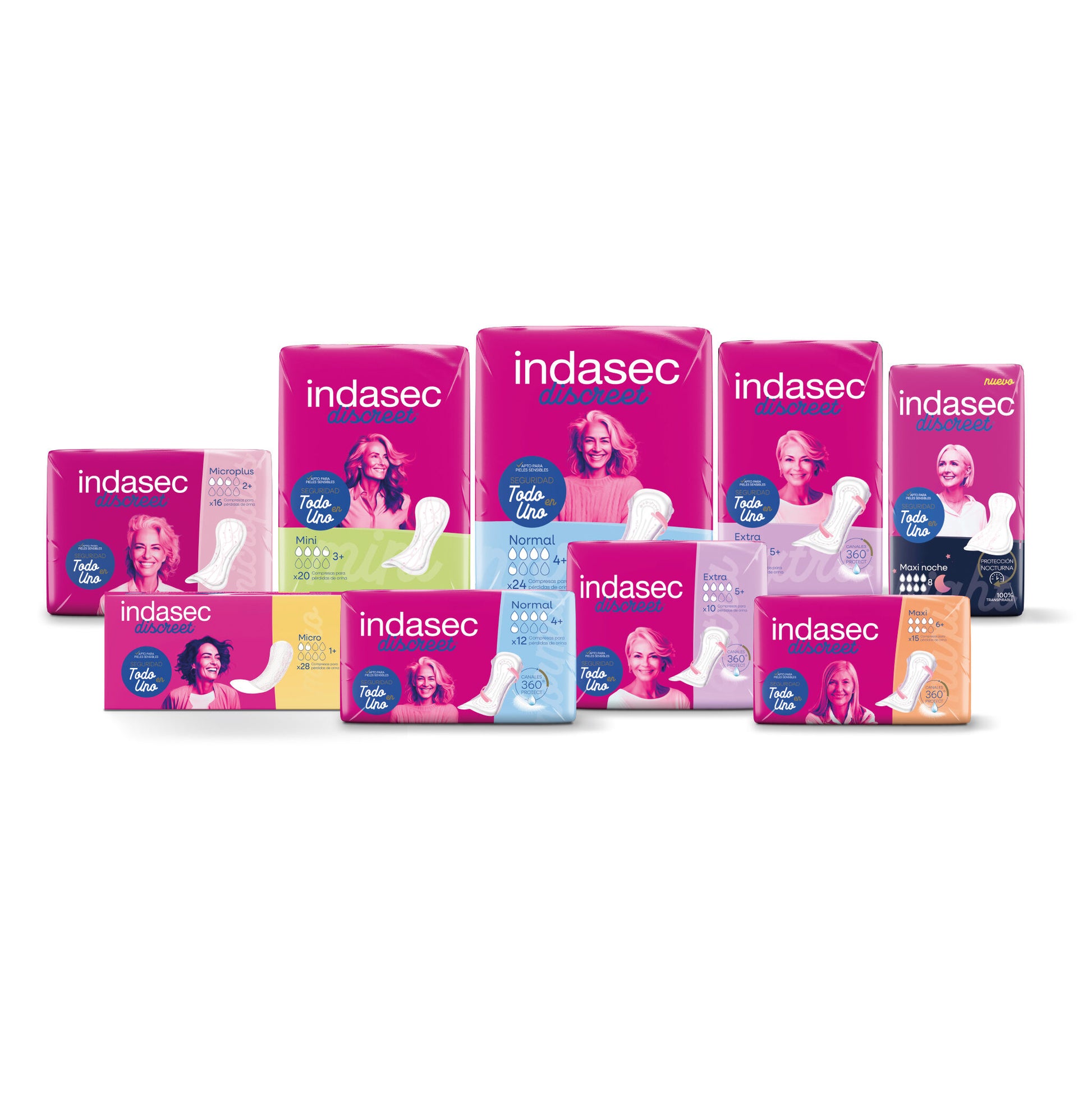 Compresa incontinencia maxi Indasec 15u