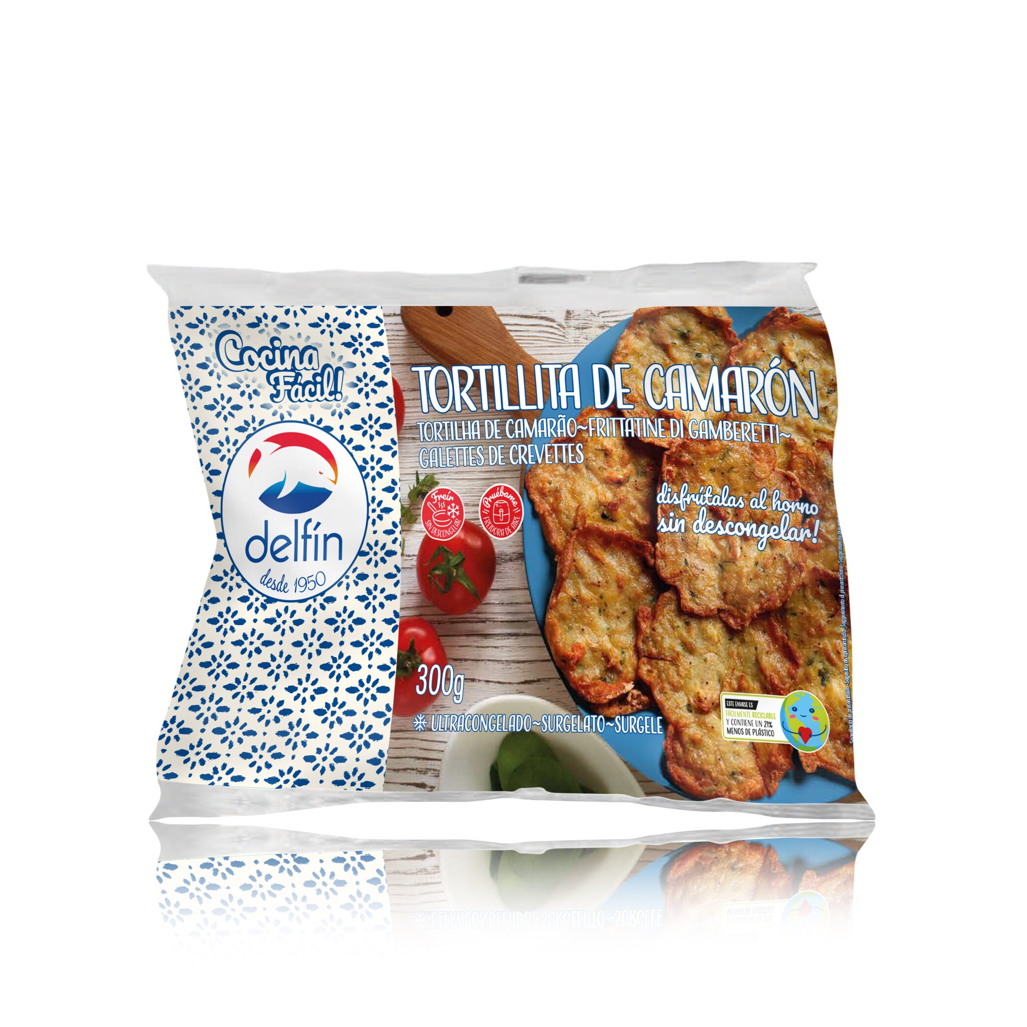 Tortillita camaron  Delfin 300g