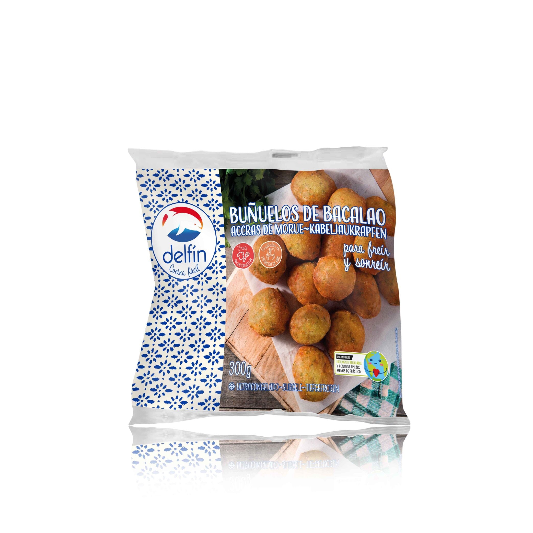 Buñuelos bacalao Delfin 300g