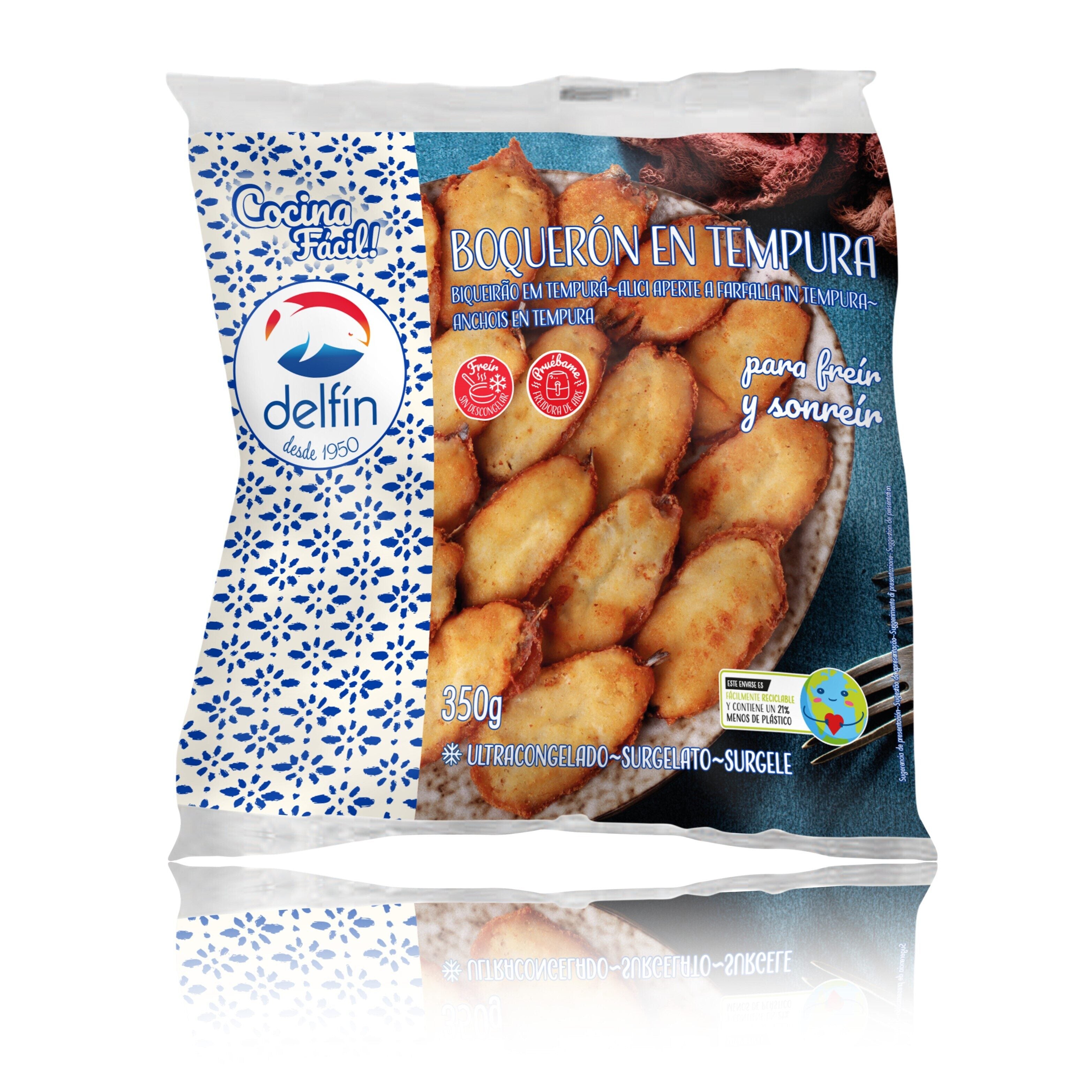 Boquerón mariposa en tempura Delfin 350g