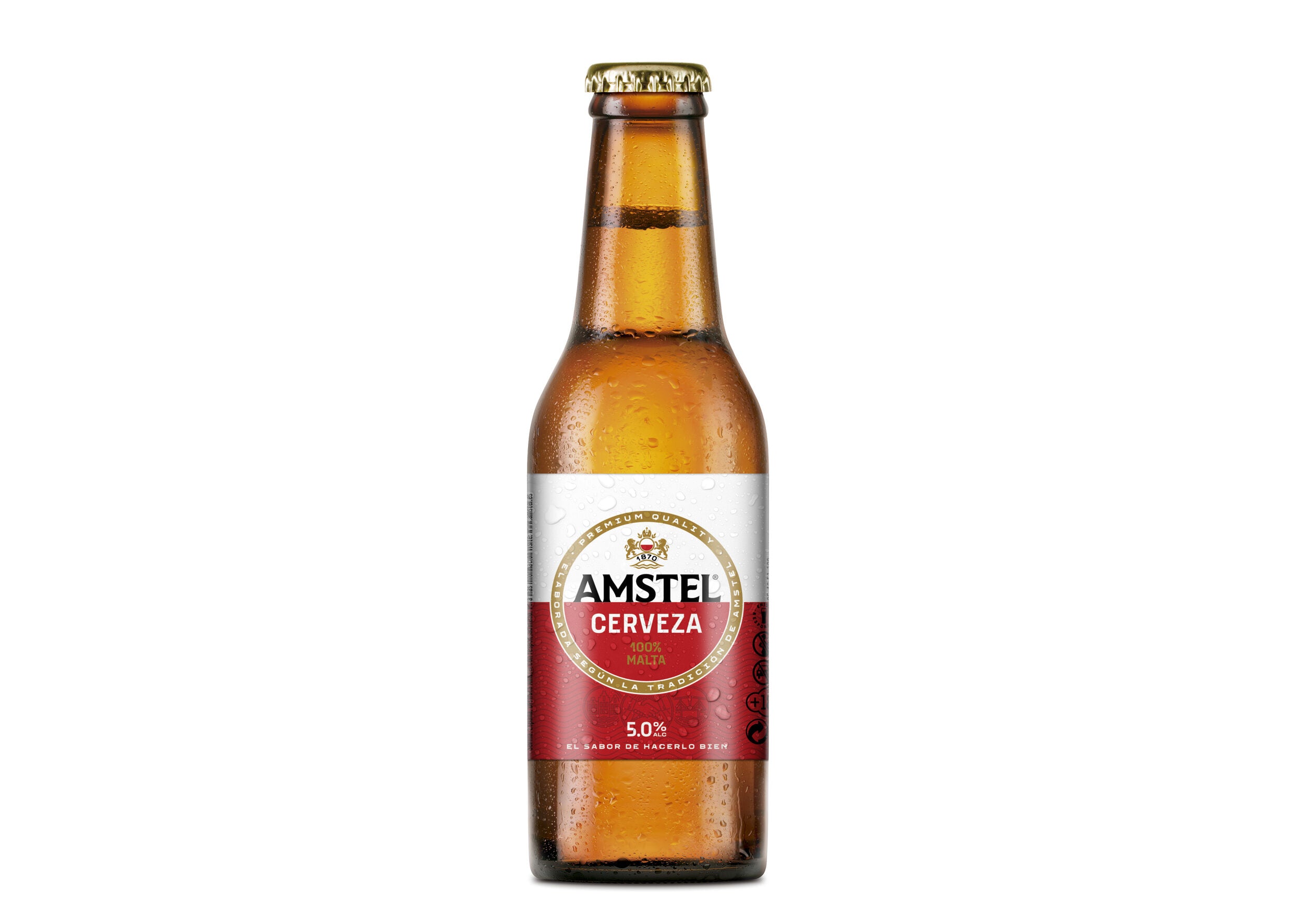 Cerveza pilsen cristal Amstel p6 250ml/u