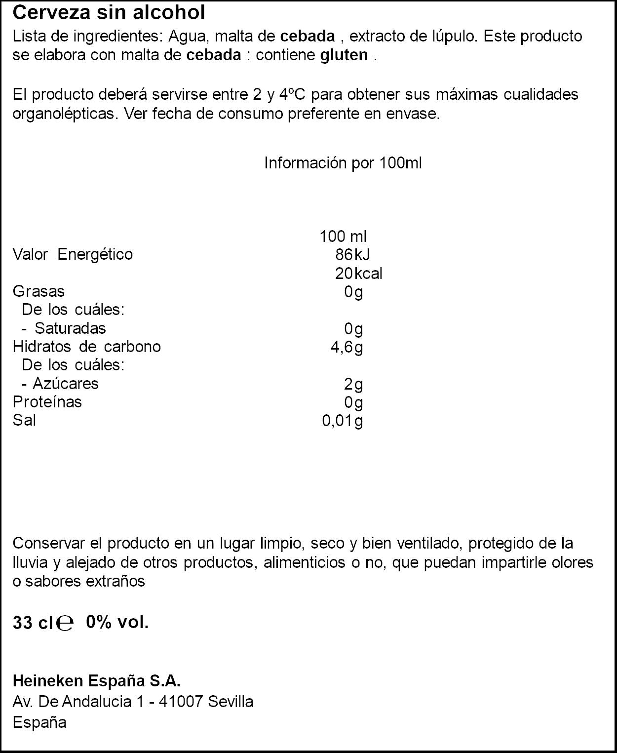 Cerveza tostada 0.0 oro lata Amstel 330ml