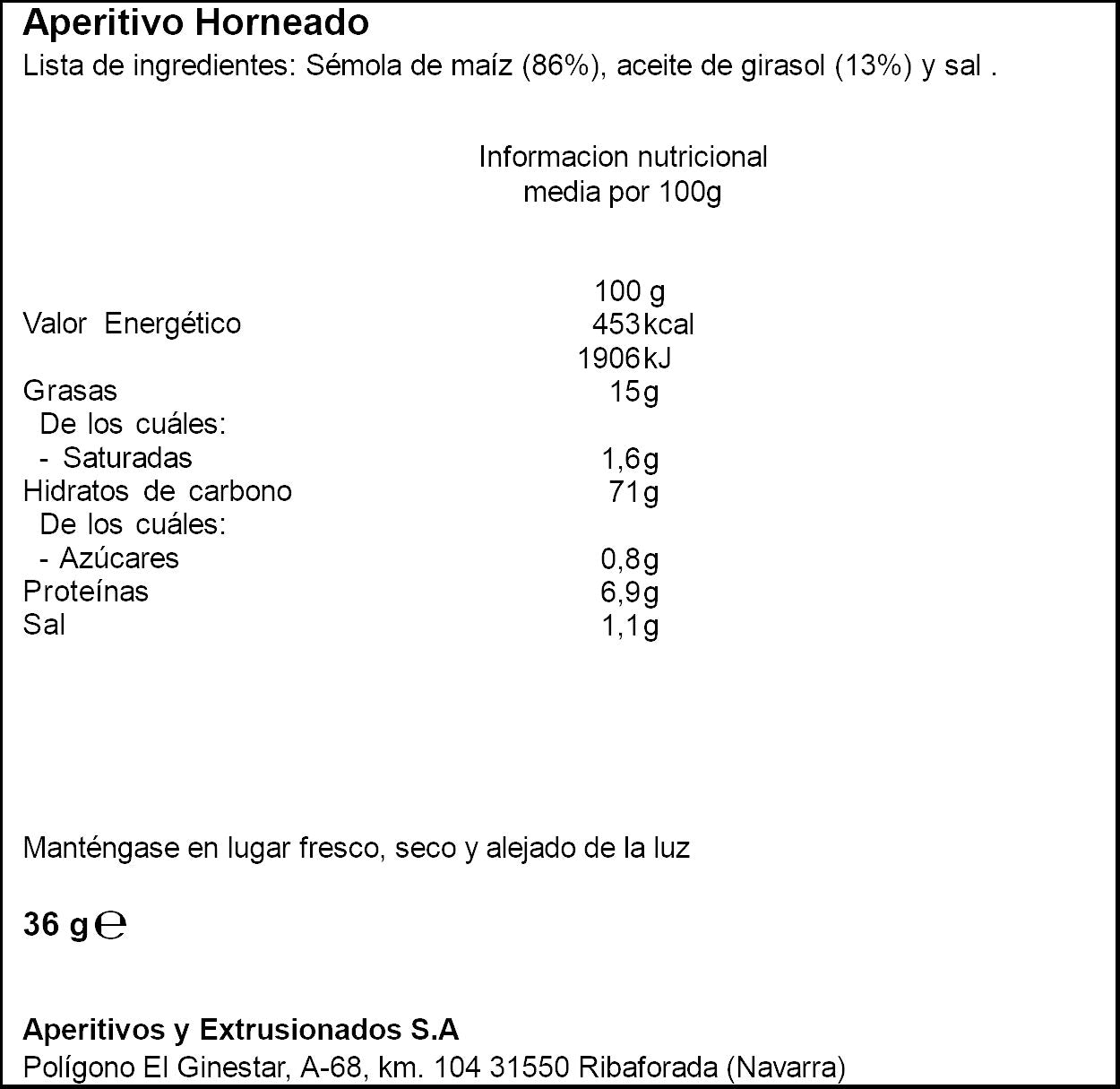 Snack gusanitos  Aspitos p6 6g/u