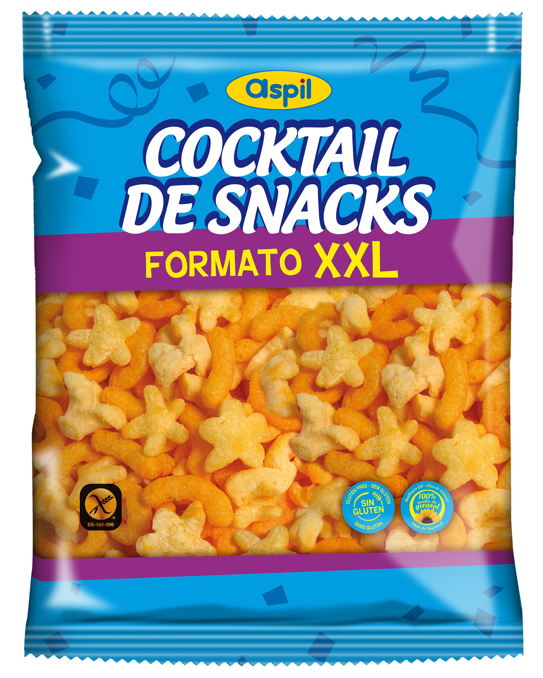 Cocktail snacks Aspil 225g