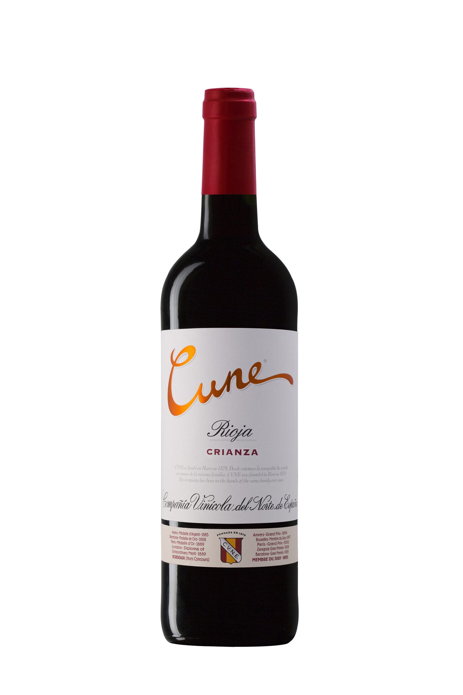 Vino tinto rioja crianza Cune 750ml