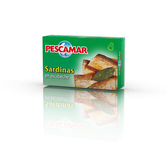 Sardinas escabeche Pescamar 81g escurr La Despensa