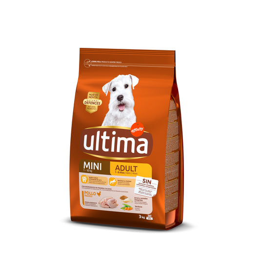Comida seca perro pollo mini/small adulto Ultima affinity 3kg La Despensa