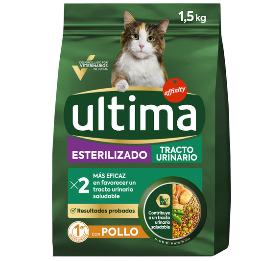 Comida gato seco pollo saco Ultima afinity 1.5kg La Despensa