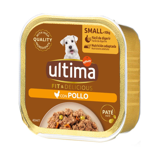 Comida humeda perro mini pollo tarrina Ultima 150g La Despensa