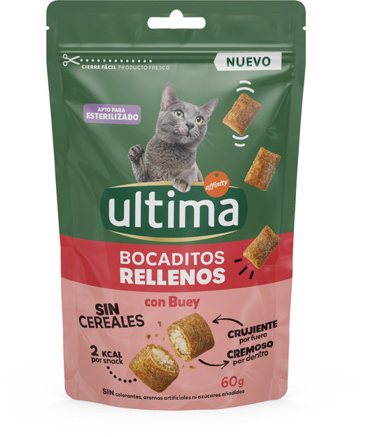 Snack gato bocaditos buey Ultima 60g La Despensa
