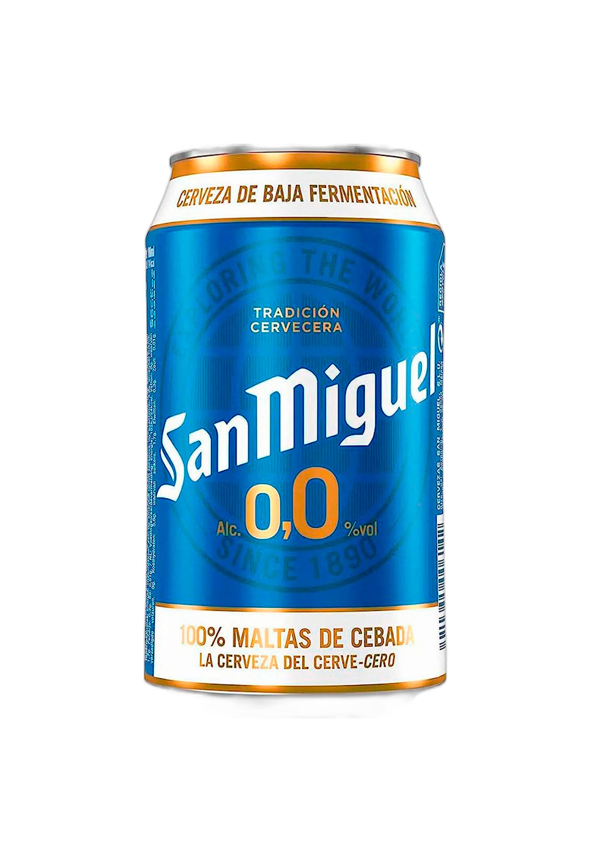 Cerveza limón s/alcohol lata San miguel radler 330ml