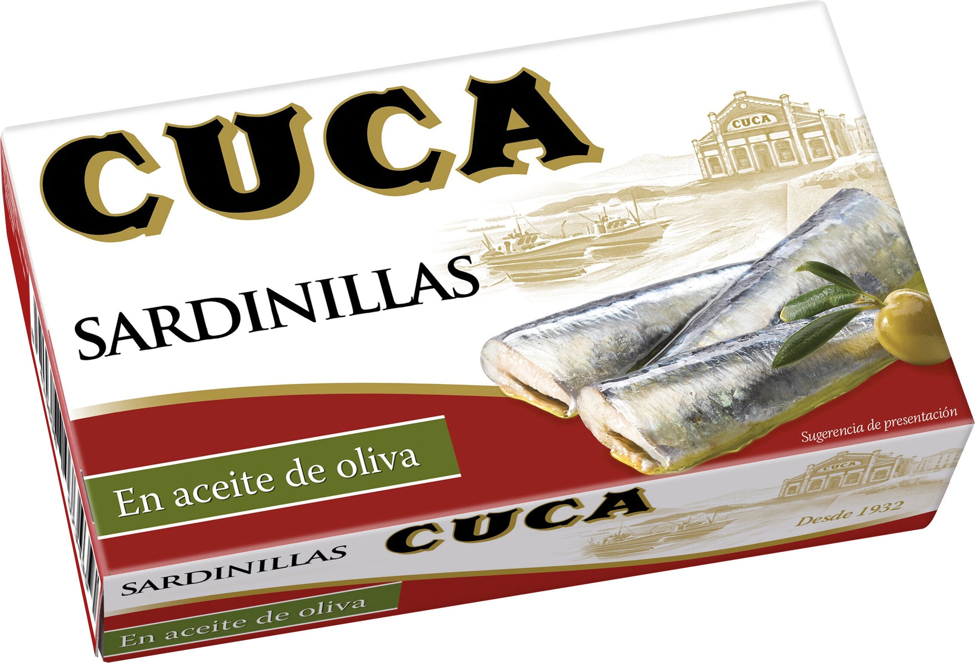 Sardinillas aceite oliva rr-90 lata Cuca 85g escurr