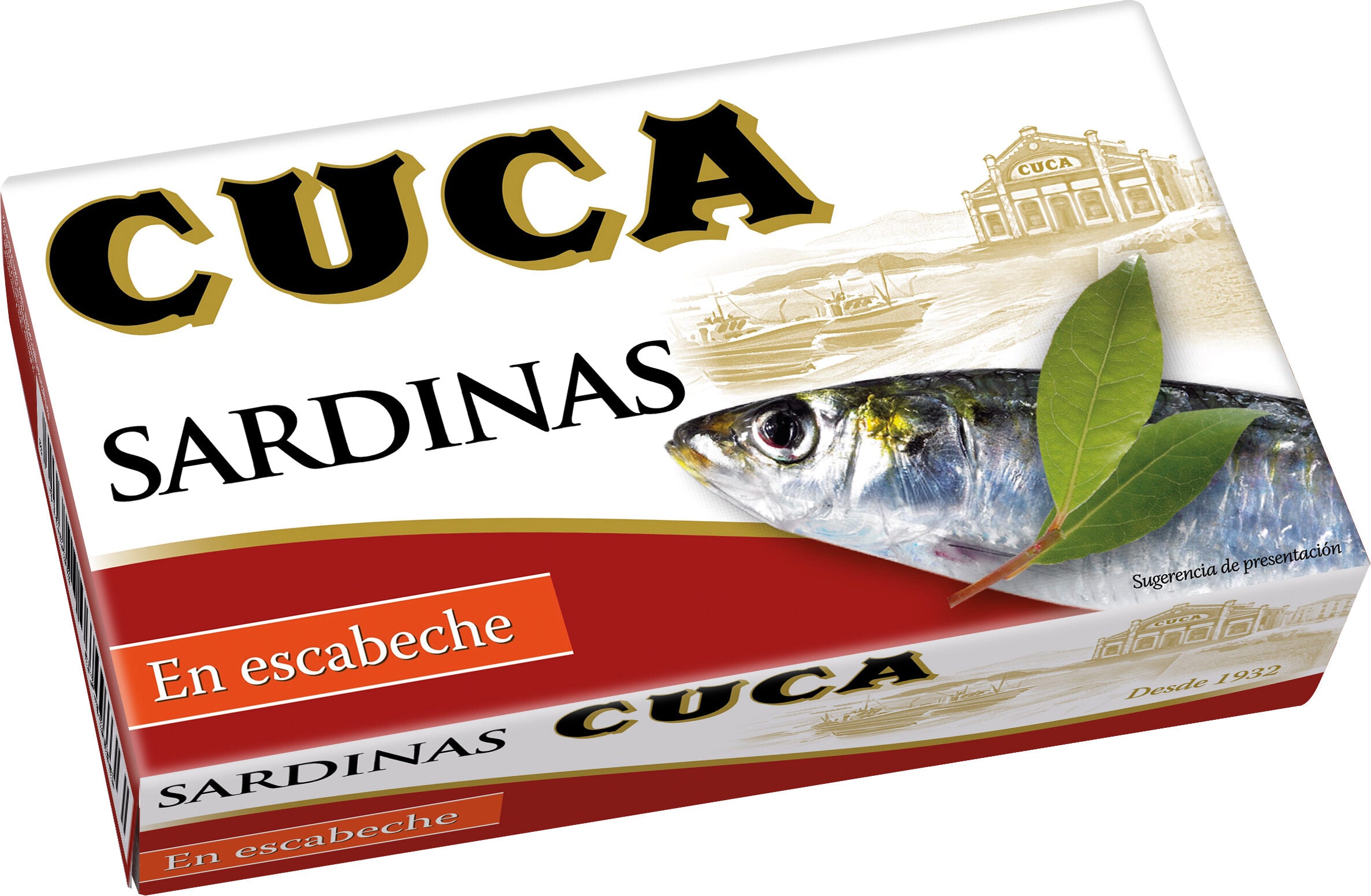 Sardina escabeche 3/4 lata Cuca  85g escurr