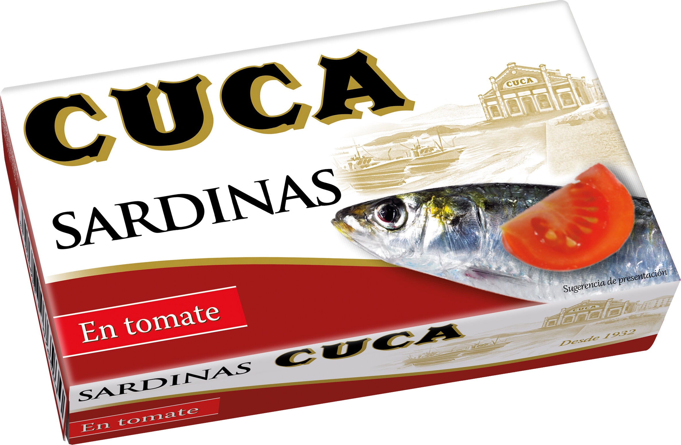 Sardina tomate 3/4 lata Cuca 80g escurr