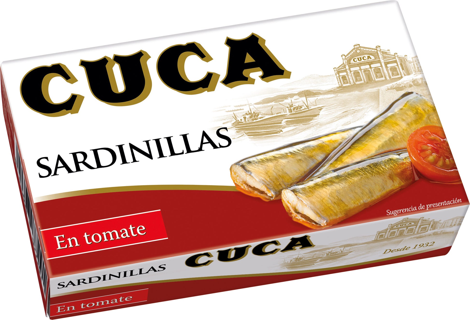 Sardinillas tomate rr-90 lata Cuca  80g escurr