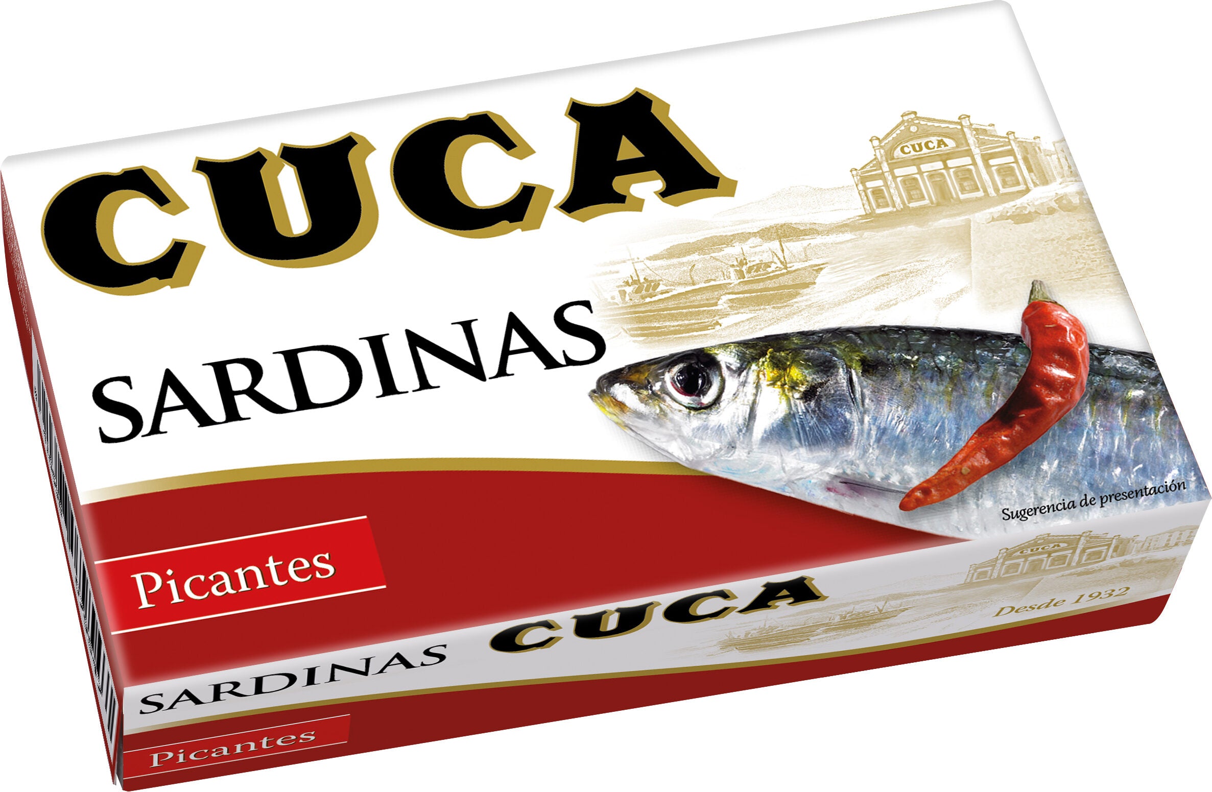 Sardina picante 3/4 lata Cuca  85g escurr