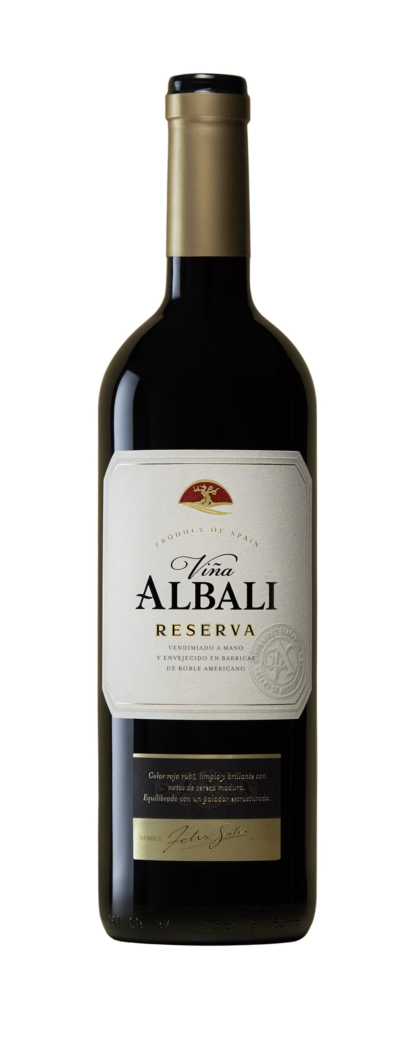 Vino tinto reserva viña Albali 750ml