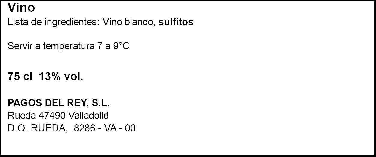 Vino blanco verdejo Blume 750ml