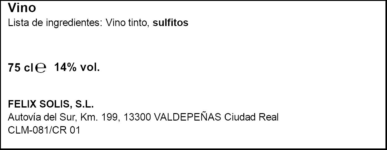 Vino tinto tempranillo Mucho mas 750ml