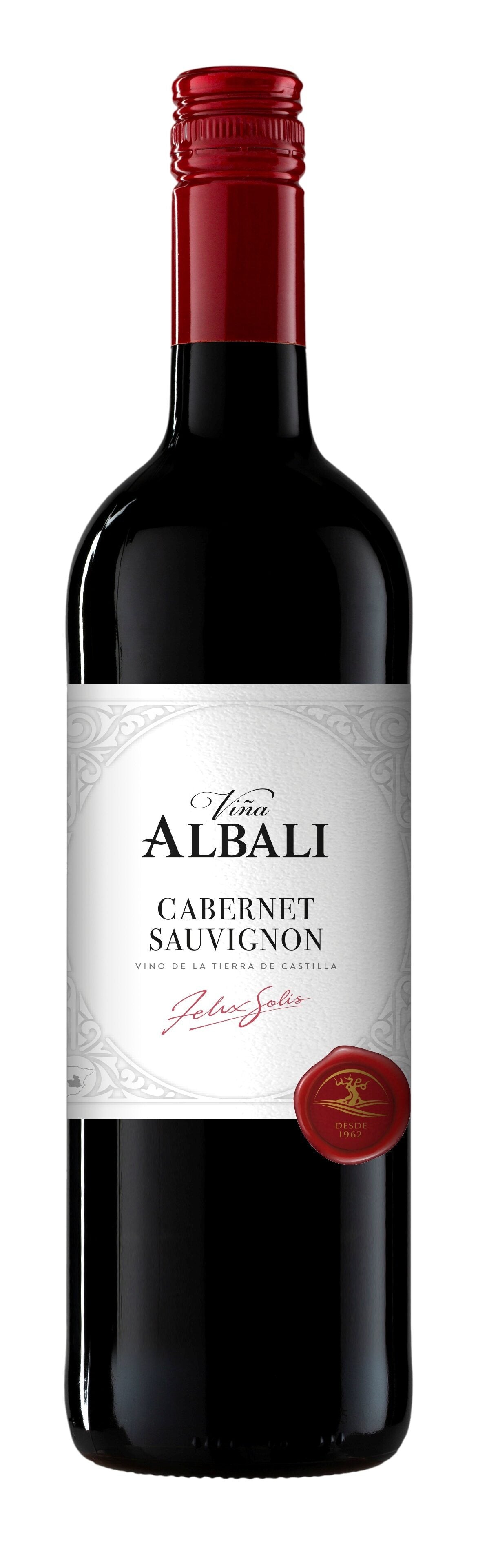 Vino tinto cabernet sauvinon viña Albali 750ml