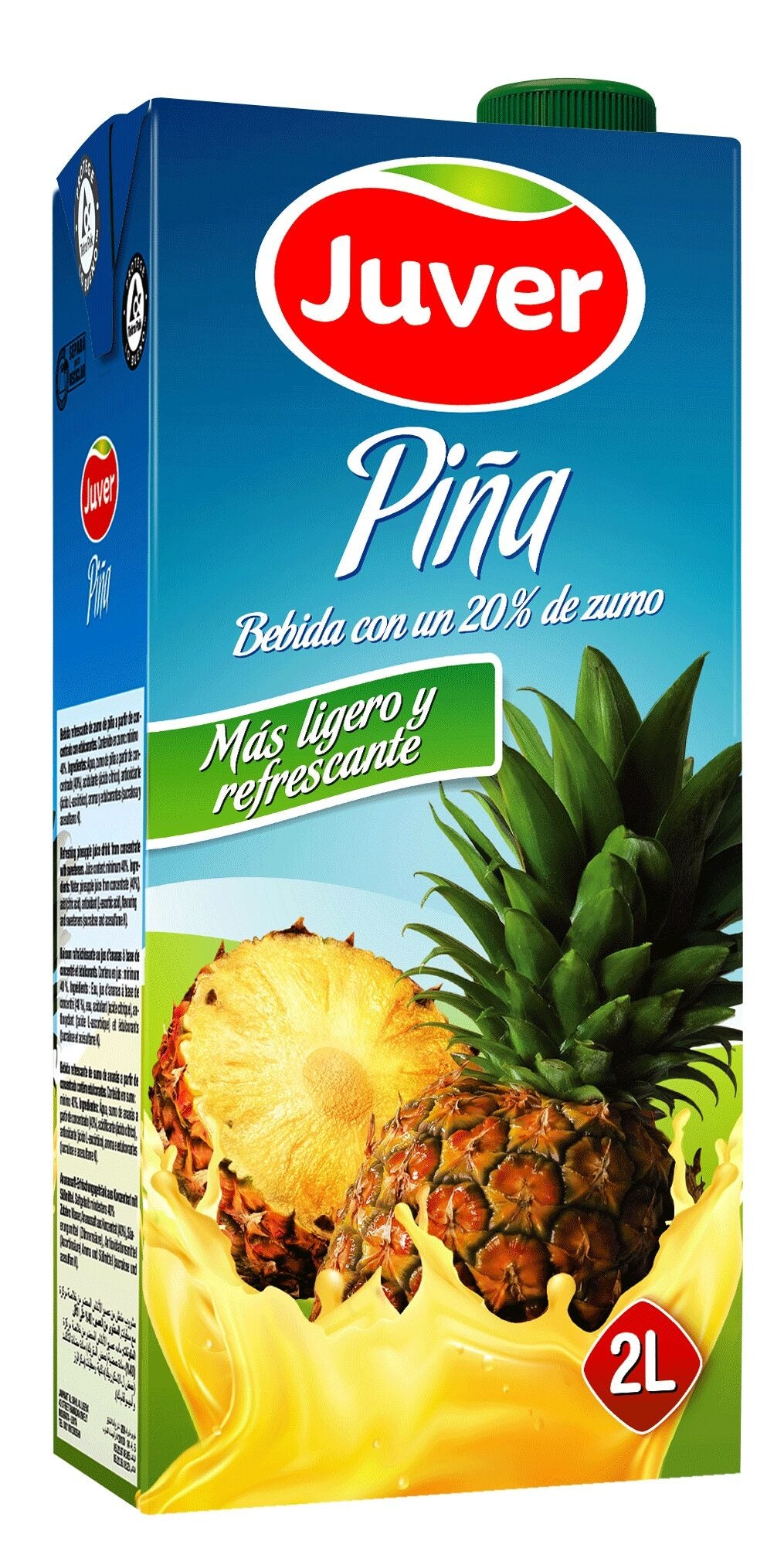 Bebida refresc zumo piña Juver br. 2l
