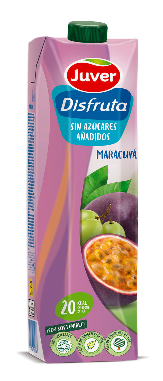 Bebida refresc zumo maracuya disfruta Juver 1l La Despensa