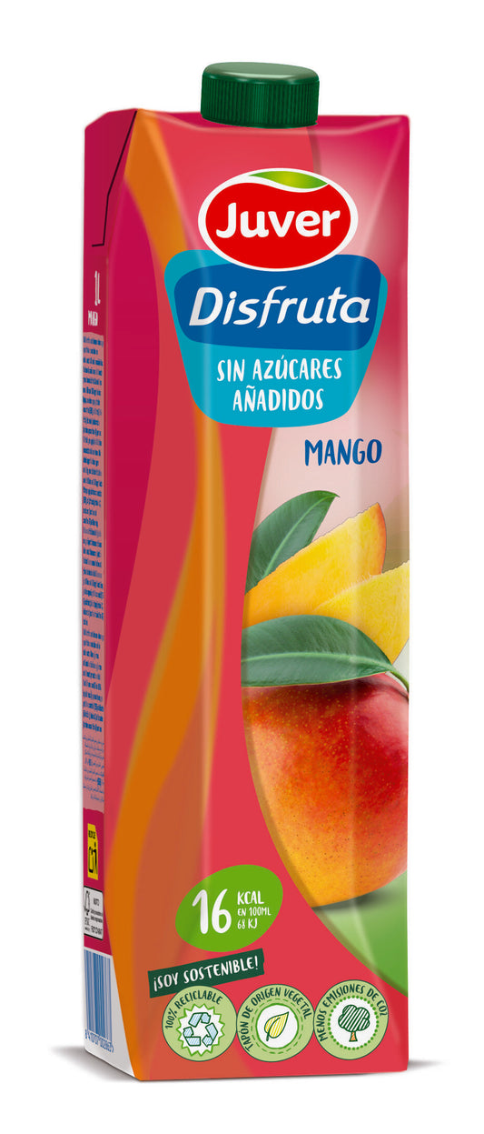 Bebida refrescante zumo mango Juver 1l La Despensa