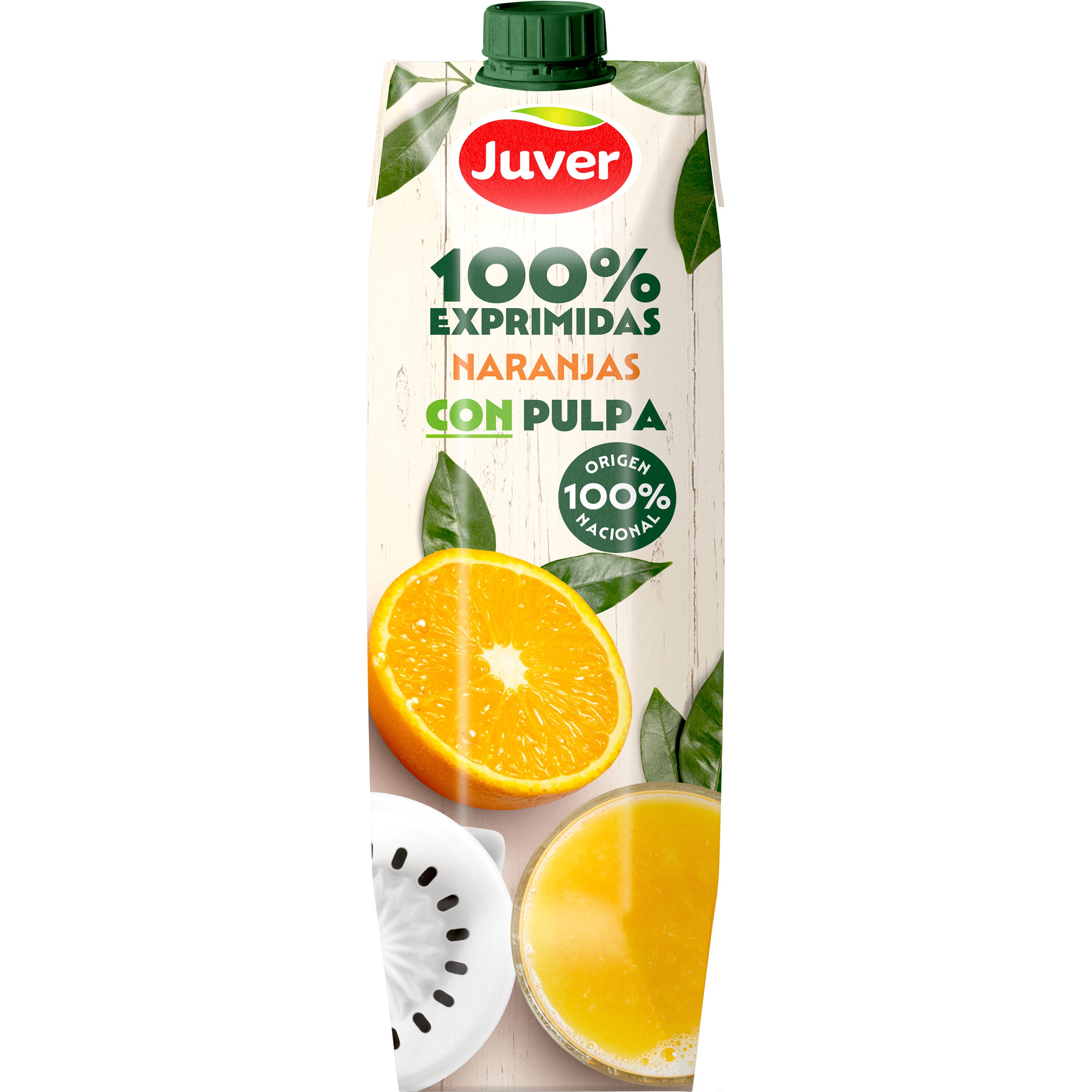 Zumo naranja c/pulpa exprimida Juver 1l