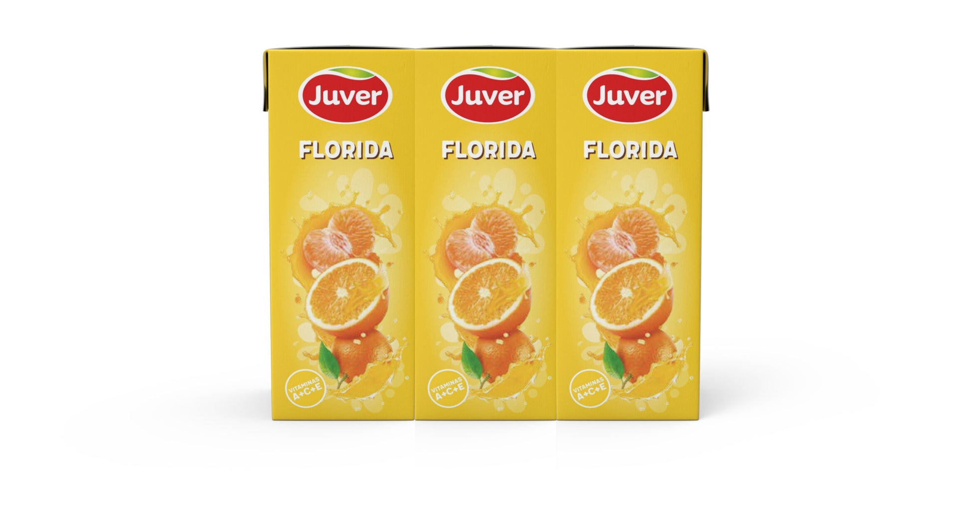 Bebida resfresc zumo naranj/mand florida Juver p3 200ml/u