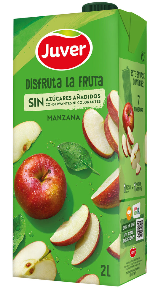 Bebida refresc zumo manzana disfruta Juver 2l La Despensa