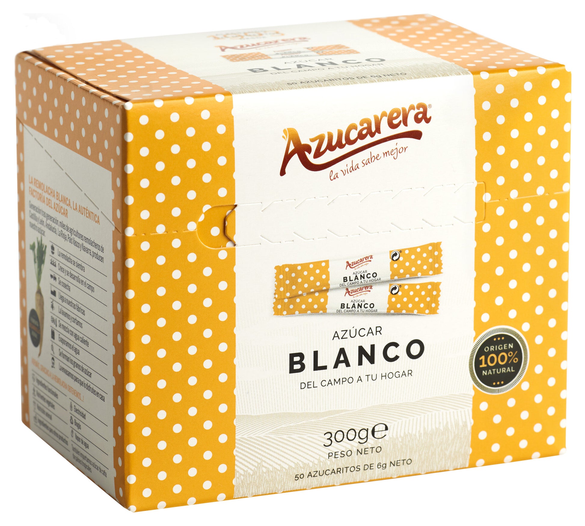 Azucaritos blanco estuche Azucarera p50 6g/u