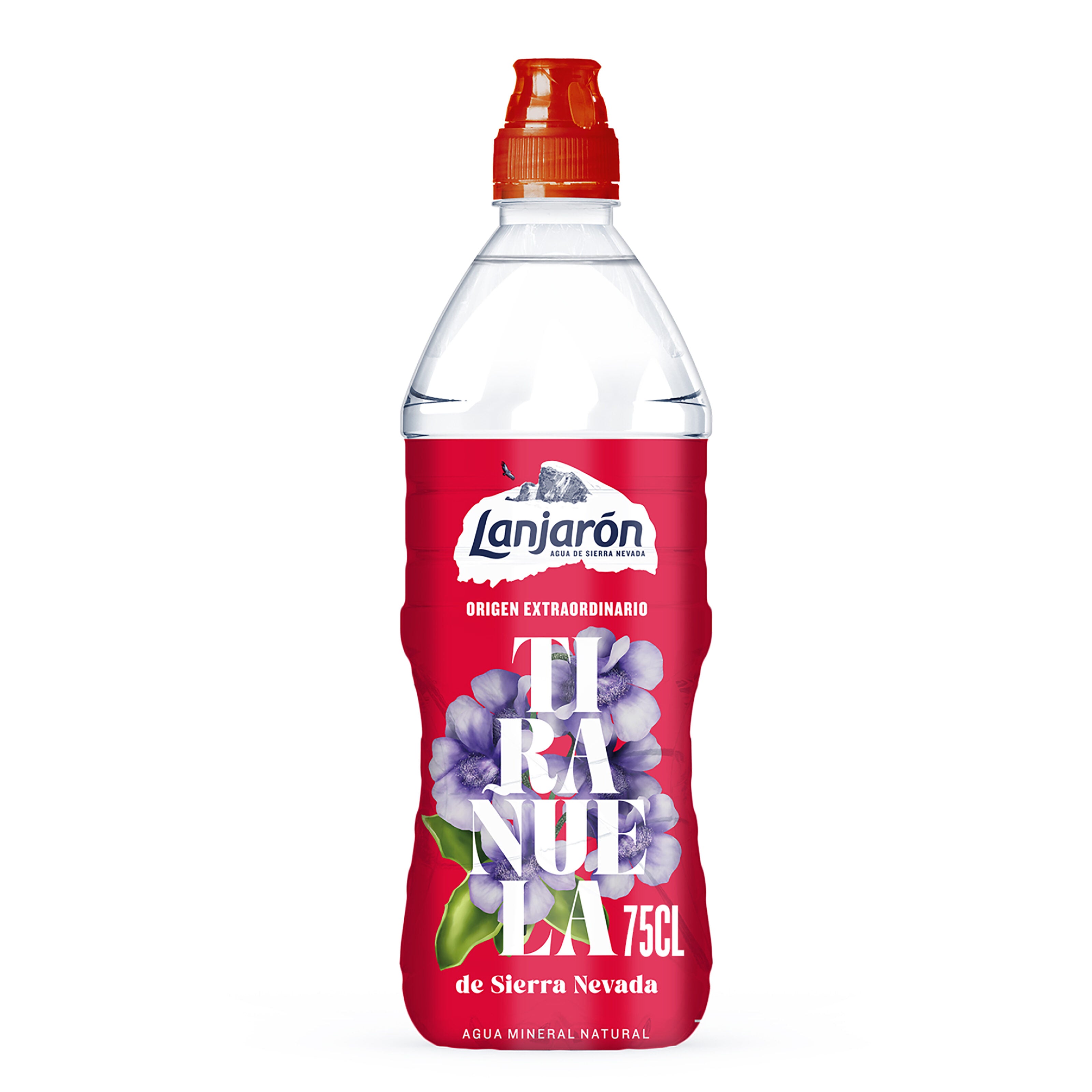 Agua mineral tapón sport lanjarón 750ml