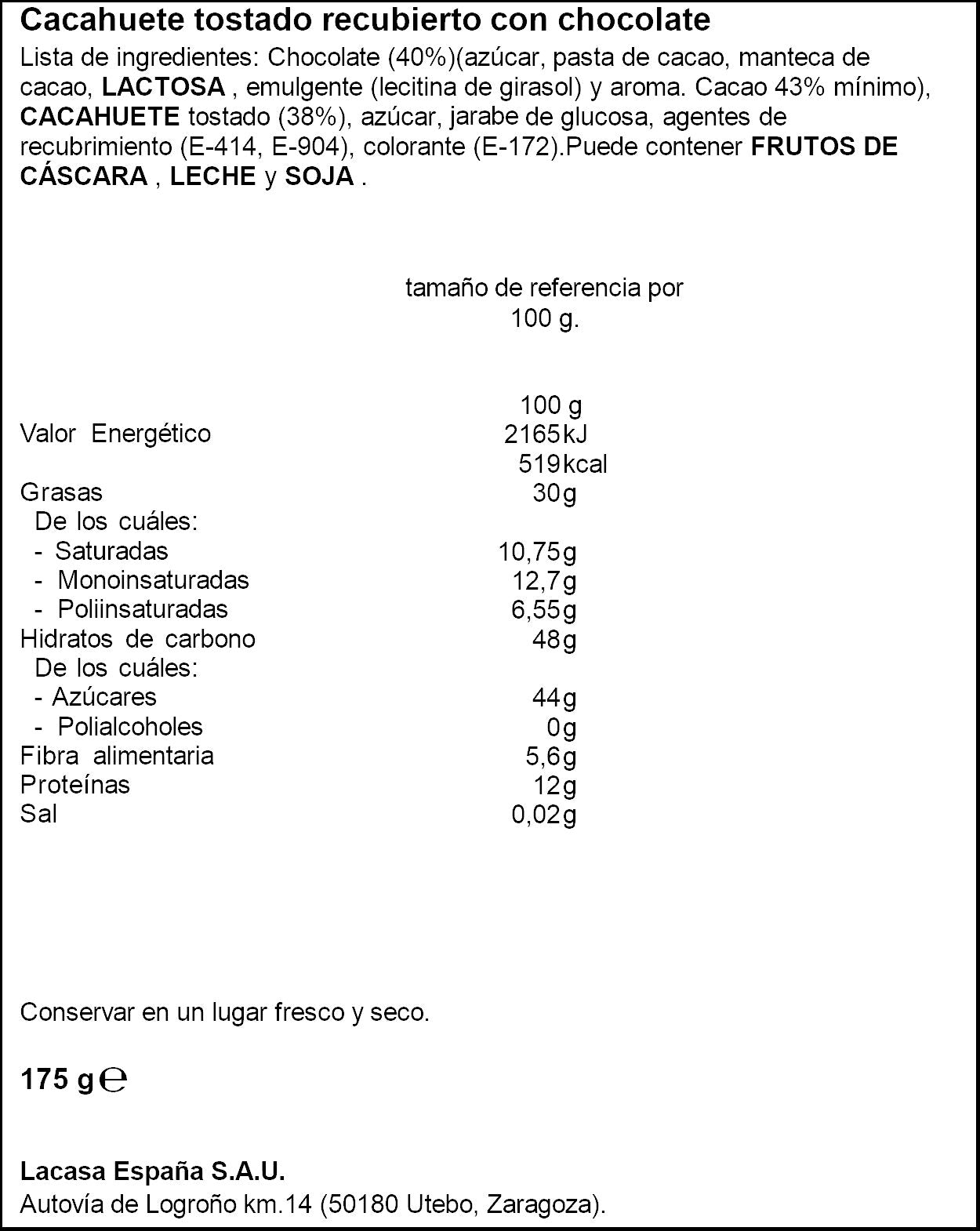Conguito chocolate La casa 175g