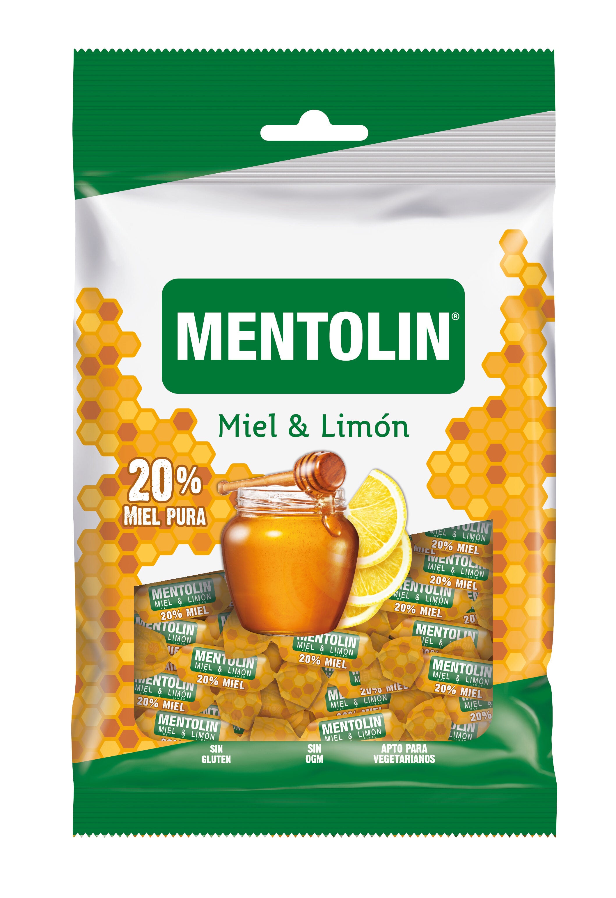 Caramelos miel & limon Mentolin 100g