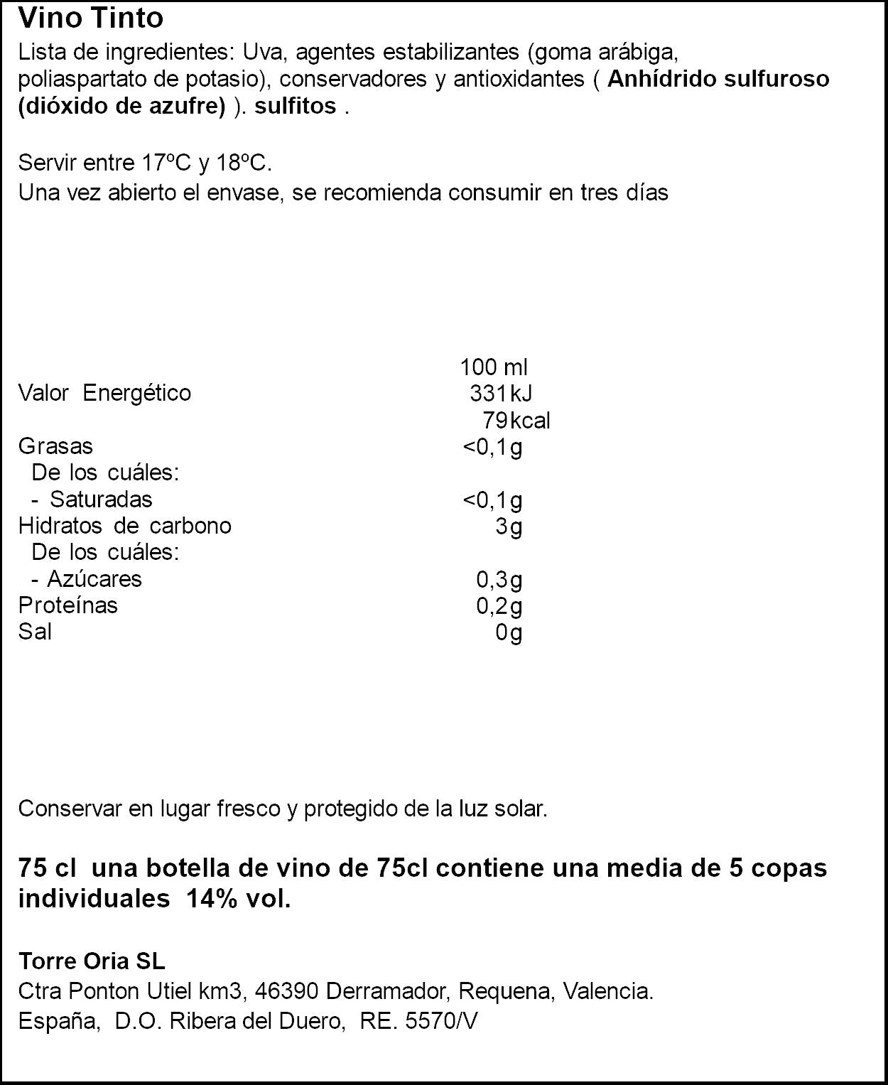 Vino tinto d.o ribera del duero Despecho 75cl