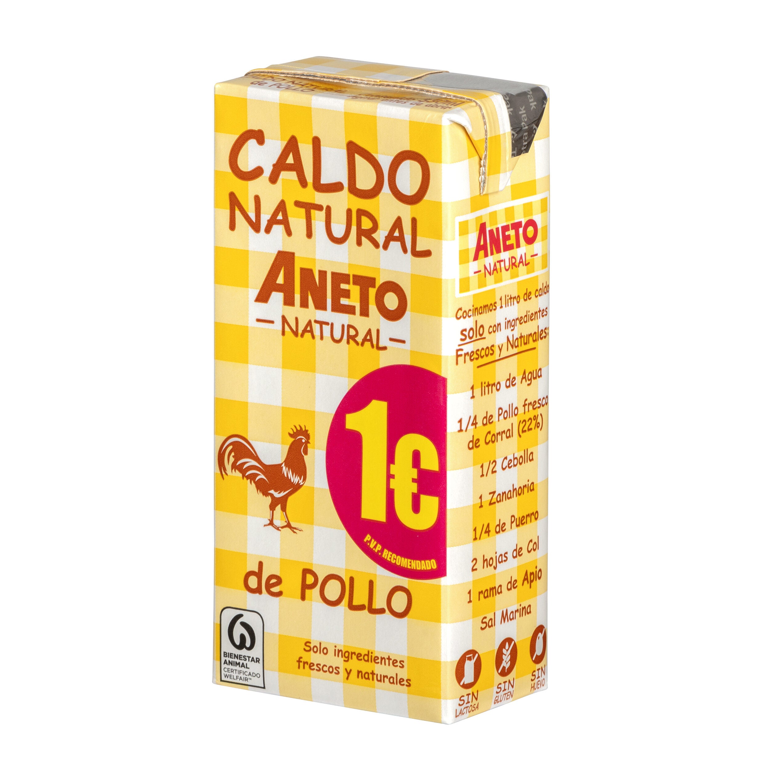 Caldo de pollo natural Aneto 330ml